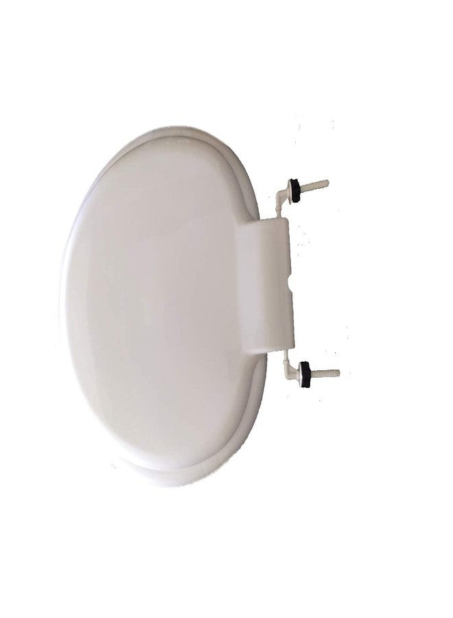 BATH GURU High Grade Plastic Standard Size L Type Toilet Seat Cover Screw Hinges Repair Kit for Western Style Toilet Seat (Pack Of 2, White) - Image 2